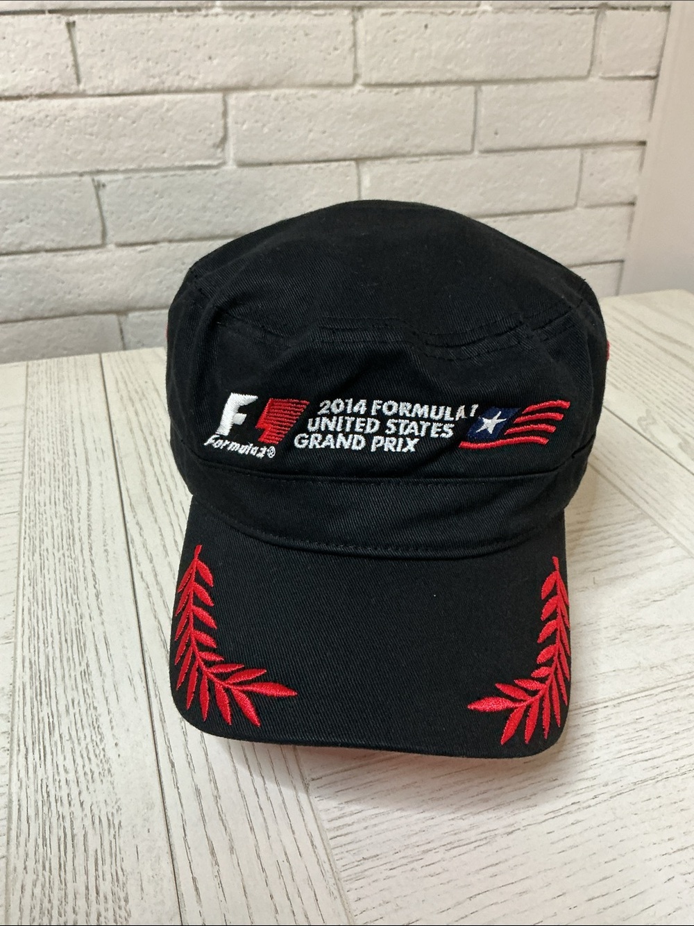 2014 Formula 1 United States Grand Prix Austin TX Military Style Cap Hat RARE F1